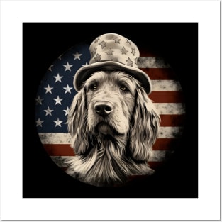 Otterhound 4th of July Posters and Art